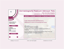 Tablet Screenshot of hautarzt-gongadze.de